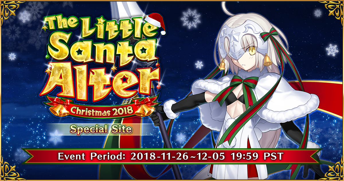 The Little Santa Alter [Christmas2018]｜Fate/Grand Order Official USA