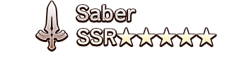Saber SSR ★★★★★