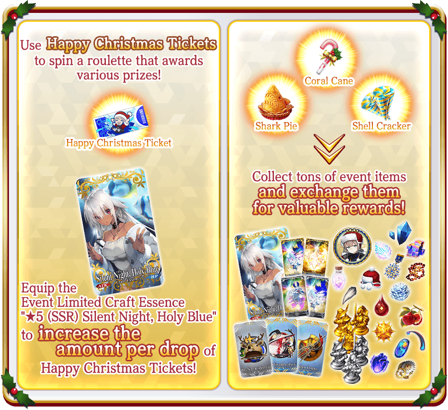 Collect tons of event items and exchange them for valuable rewards!