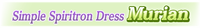 Simple Spiritron Dress Murian