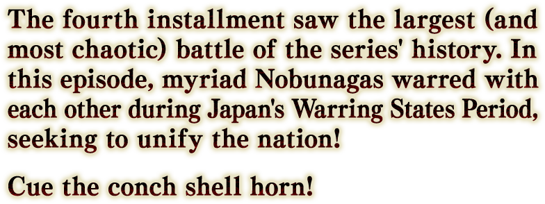 The fourth installment saw the largest (and most chaotic) battle of the series' history.