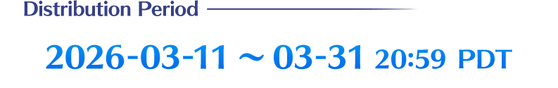 Distribution Period: 2026-03-11~03-31 20:59 PDT