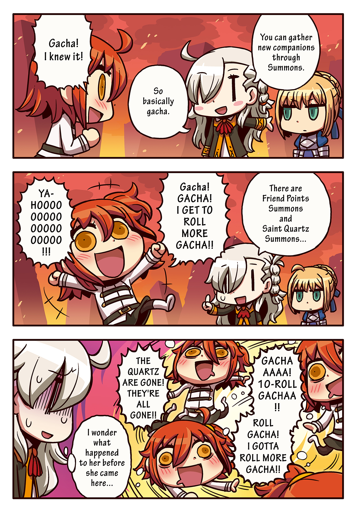 Episode 3 Everybody S Favorite Saint Quartz Summon Learning With Manga Fate Grand Order