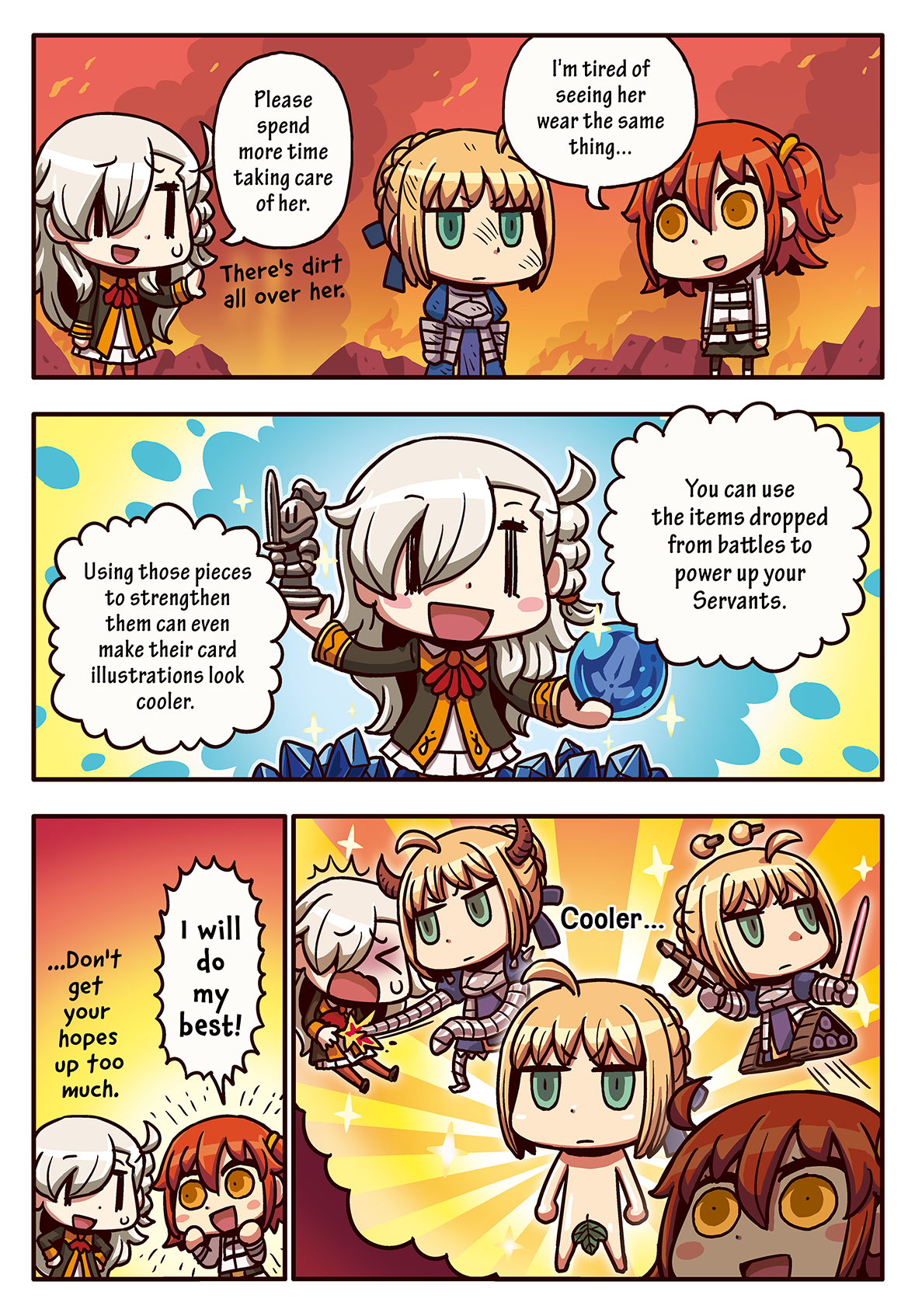 Episode 11 Enhance Your Servants Learning With Manga Fate Grand Order