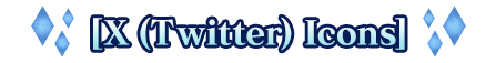 [X (Twitter) Icons]