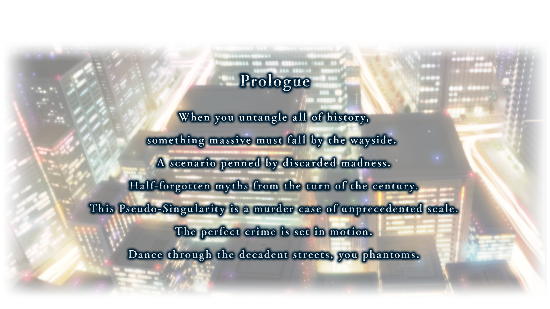 Prologue