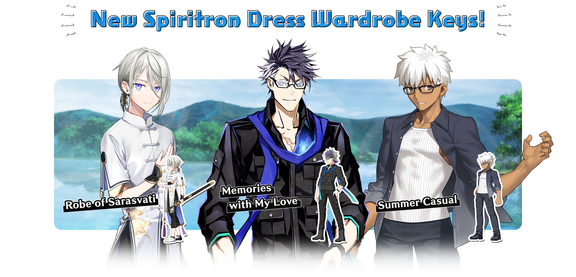 New Spiritron Dress Wardrobe Keys!