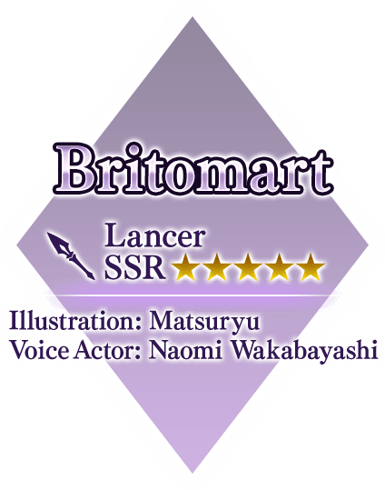 Britomart Lancer ★5(SSR) ILLUST：Matsuryu CV：Naomi Wakabayashi