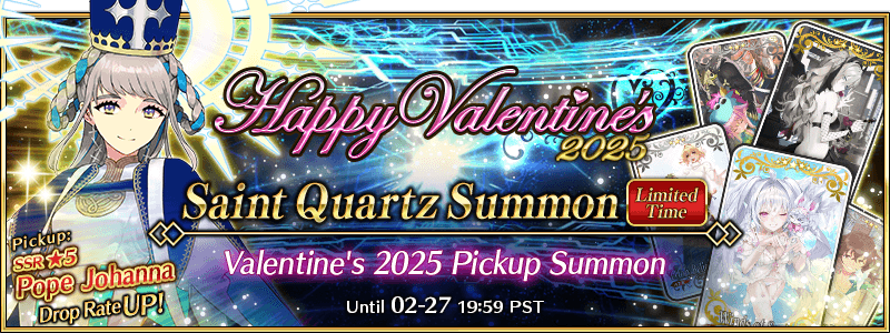 Happy Valentine's 2025 Saint Quartz Summon