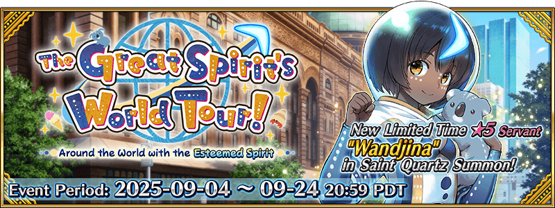 The Great Spirit's World Tour!