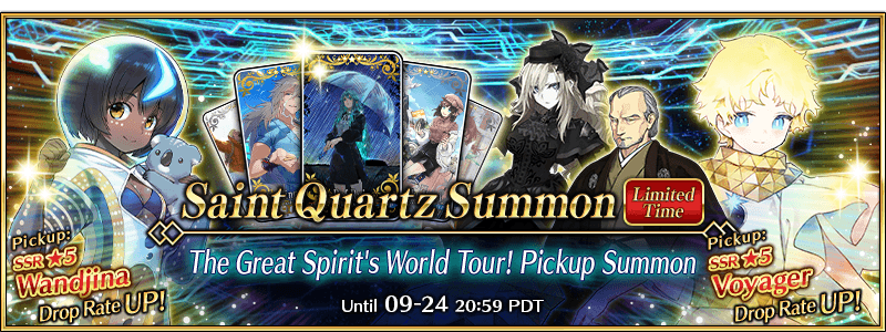 The Great Spirit's World Tour! Saint Quartz Summon